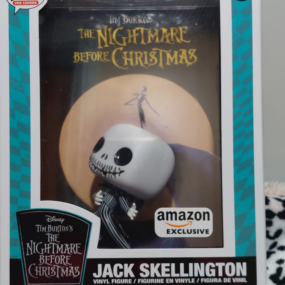 Amazon Exclusive Jack Skellington Funko-Style Vinyl Figure - Black & White